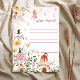 Fairy First Birthday Time Kapsel Note Card Einladung
