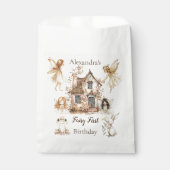 Fairy First Birthday Woodland Floral Geschenktütchen (Vorderseite)