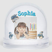 Fairy First Christmas Foto Snow Globe Schneekugeln (Rückseite)