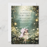Fairy First Enchanted Forest Girl 1. Geburtstag