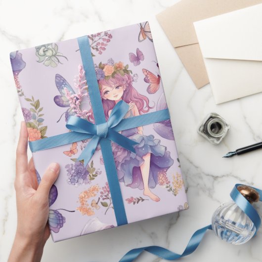 Fairy First Enchanted Woodland 1. Geburtstag Geschenkpapier (Schenken)