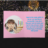 Fairy First Foto Kindergeburtstag Grußkarte Karte