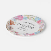 Fairy First Geburtstag 1. Geburtstag Pappteller (Schrägansicht)