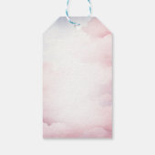 Fairy First Geburtstag verzauberter Wald Pilz Geschenkanhänger (Rückseite)