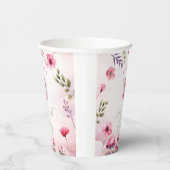 Fairy First Geburtstag verzauberter Wald Pilz Pappbecher (Rechts)