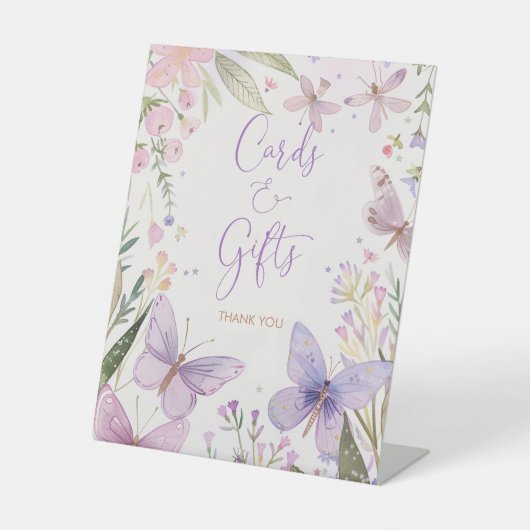 Fairy First Geburtstagskarten und Geschenke Sockelschild (Vorderseite)