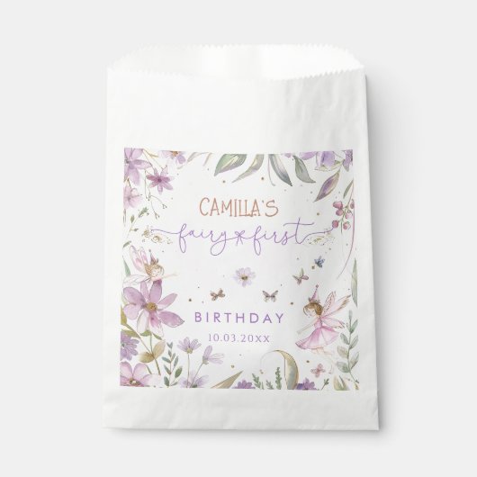 Fairy First Girl 1. Geburtstag Geschenktütchen