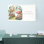 Fairy First Girl Birthday Party Banner (Messeveranstaltung)