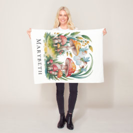 Fairy First Girl Birthday Party Geschenk Fleecedecke