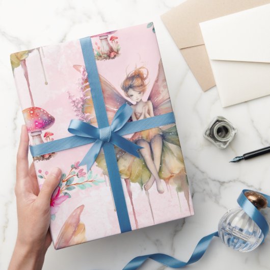 Fairy First Girl's 1. Geburtstag Geschenkpapier (Schenken)