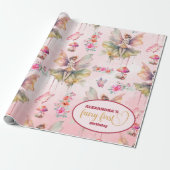 Fairy First Girl's 1. Geburtstag Geschenkpapier (Ungerollt)