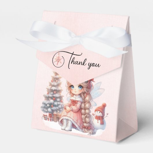 Fairy First Girl's 1. Geburtstag Geschenkschachtel (Vorderseite)