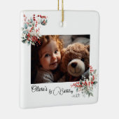 Fairy First Girl's 1. Geburtstag Keramikornament (Rechts)