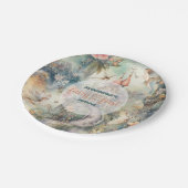 Fairy First Girl's 1. Geburtstag Pappteller (Schrägansicht)