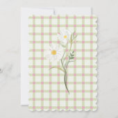 Fairy First Girl's 1. Geburtstag Party Personalisi Einladung (Rückseite)