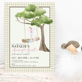 Fairy First Girl's 1. Geburtstag Party Personalisi Einladung