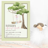 Fairy First Girl's 1. Geburtstag Party Personalisi Einladung