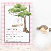 Fairy First Girl's 1. Geburtstag Party Personalisi Einladung