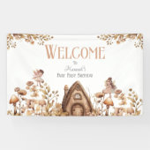 Fairy First Magic Boho Birthday Banner (Horizontal)