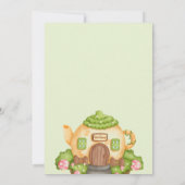 Fairy First Theme 1. Geburtstag Party Einladung (Rückseite)