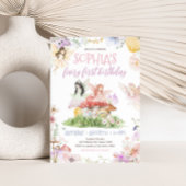 Fairy First Whimsical Birthday Party Einladung
