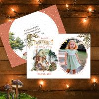 Fairy First Woodland Mushroom 1. Geburtstag Foto