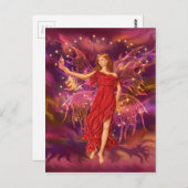 Fairy Flame Postkarte (Vorne/Hinten)