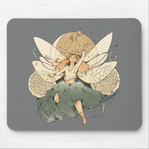 Fairy fliegt am Himmel Mousepad