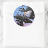 Fairy Flight! Runder Aufkleber (Tasche)
