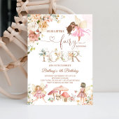 Fairy Floral Butterfly Magischer Geburtstag Einladung
