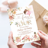 Fairy Floral Butterfly Magischer Geburtstag Einladung