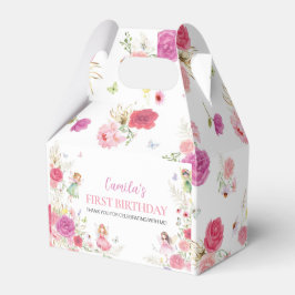 Fairy Floral First Birthday Fevor Box Geschenkschachtel
