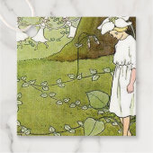 Fairy Floral Garden Bezauberter Wald Girl Geburtst Geschenkanhänger (Vorderseite)