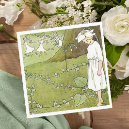 Fairy Floral Garden Bezauberter Wald Girl Geburtst Serviette