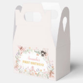 Fairy Floral Garden Erstgeburtstag Gefallen Box Geschenkschachtel (Geöffnet)
