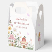 Fairy Floral Girl Birthday Party Geschenkschachtel (Geöffnet)