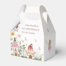 Fairy Floral Girl Birthday Party Geschenkschachtel