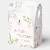Fairy Floral Girl Birthday Party Geschenkschachtel (Geöffnet)