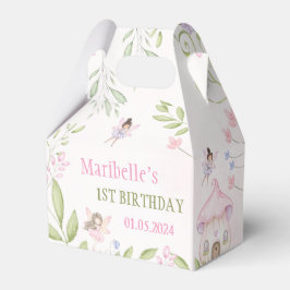 Fairy Floral Girl Birthday Party Geschenkschachtel