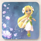Fairy Floral Hard Plastic Untersetzer (Vorderseite)