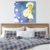 Fairy Floral Leinwanddruck (Insitu (Schlafzimmer))