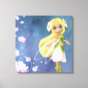 Fairy Floral Leinwanddruck