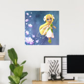 Fairy Floral Poster (Heimbüro)
