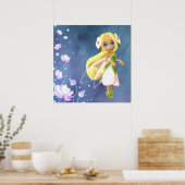 Fairy Floral Poster (Küche)