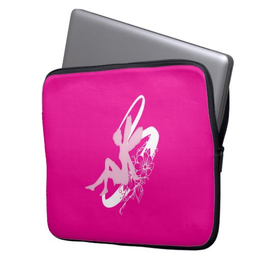 Fairy Flower Electronics Bag Laptopschutzhülle (Vorderseite Links)