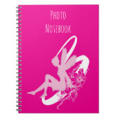 Fairy Flower Spiral Photo Notebook Notizblock (Vorderseite)