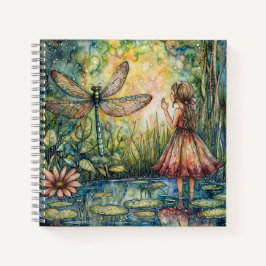 Fairy flüstert das Dragonfly-HB-Notebook Notizblock
