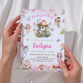 Fairy Flutter und schwindelerregendes Party Einladung