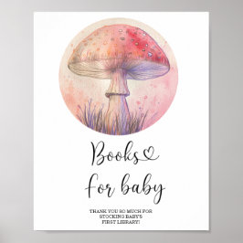 Fairy Fly agaric - Bücher für das Baby Poster