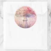 Fairy Fly agaric - Gebetskandle Aufkleber (Tasche)